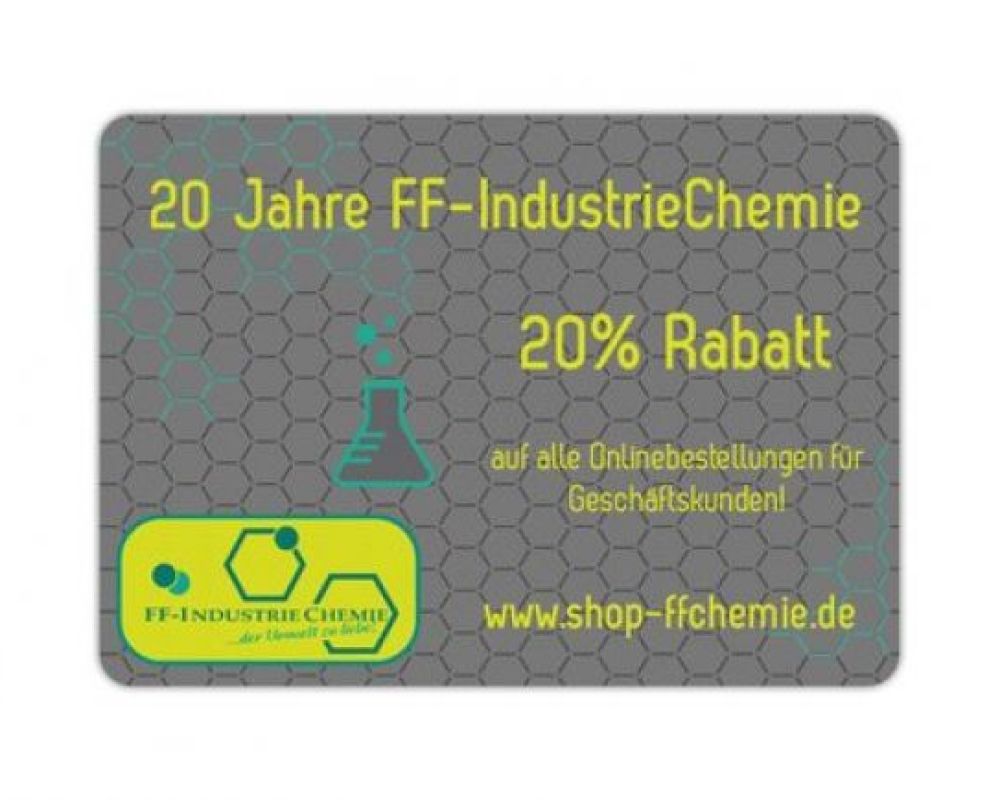 20 Jahre FF-IndustrieChemie 20 Jahre FF-IndustrieChemie